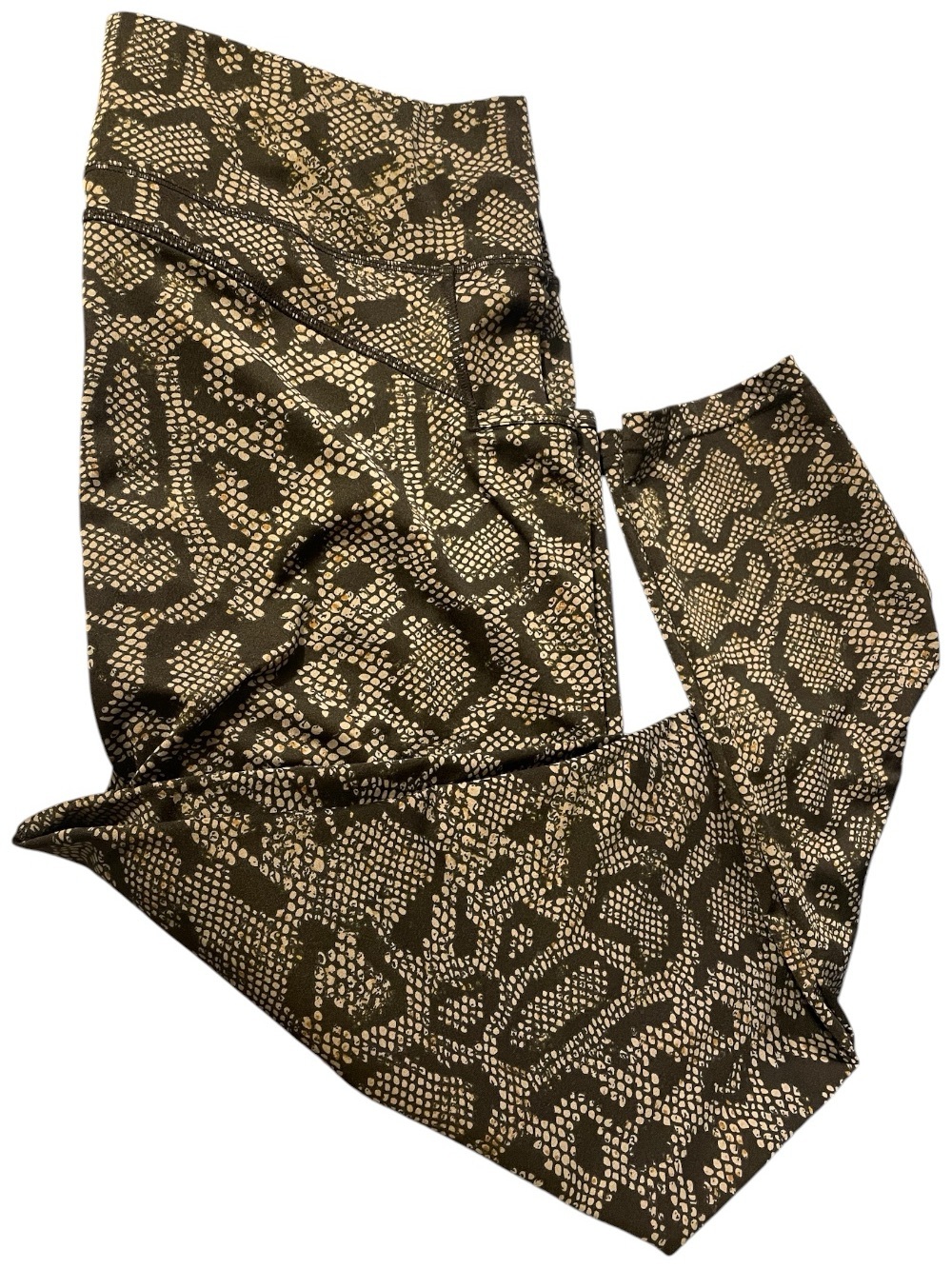 POP Fit Snake-Print High-Waist Leggings